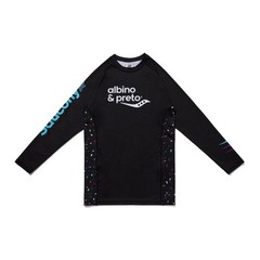 Albino and Preto X SAUCONY Rash Guard LS & Short (Set) Bjj No Gi Uniform