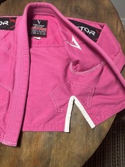 Vector Sports Attila Series Kids BJJ Gi K00 Pink Brazilian Jiu Jitsu Uniform