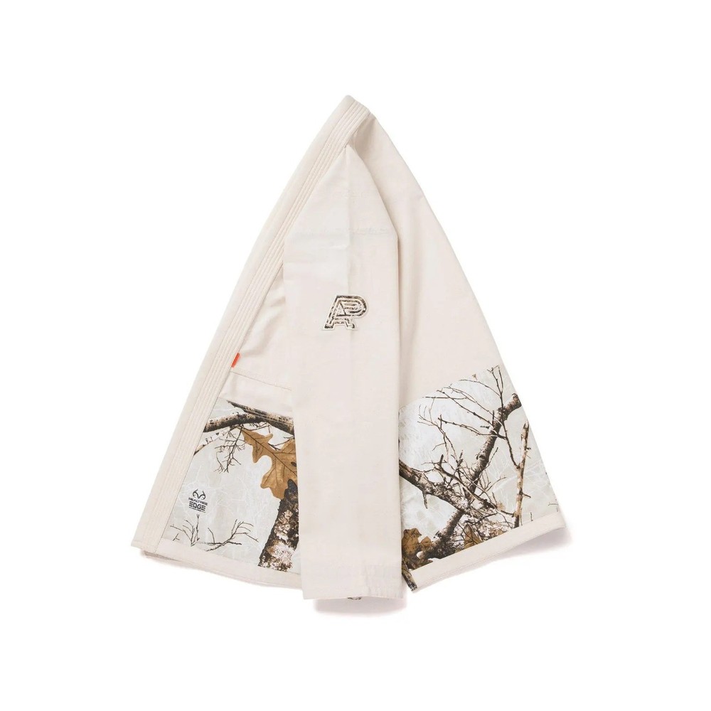 Top Quality Albino and Preto Batch 107 Realtree EDGE 2 • Unbleached BJJ Kimono
