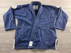 Gold A1H Aeroweave Gi Jacket Adult A1H Blue Cotton MMA Jiu Jitsu (Jacket Only )