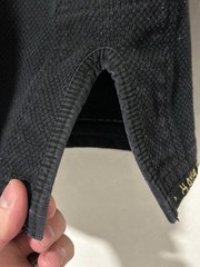 Hyubusa Jacket Gi Black Long Sleeve Y2 Jiu Jitsu Martial Arts Youth