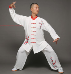 Summer Chinese Tai Chi Linen Uniforms Unisex Wushu Kung Fu Suit Clothing Sets