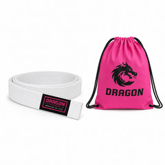 Children’s Red Brazilian Jiu-Jitsu Gi Kids BJJ Training Uniform Free Belt & Bag