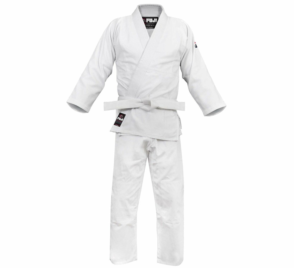 New Fuji Sports Mens Kids Womens Single Weave Judo Gi Kimono – White