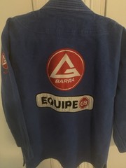 Gracie Barra Equipe GB Blue Jiu-Jitsu Gi Kimono A1 Adult Unisex