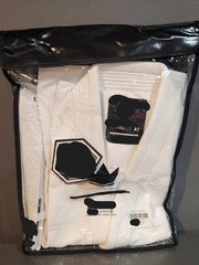 Jiu Jitsu Gi White A1 A3 A2L Adult Karate Uniform KZK12 Pakistan