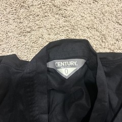 Century Martial Arts Uniform Black 2 Piece Uniform youth Size 0 plus 2 belts