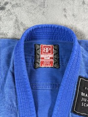 Breakpoint Gi Coat Jacket Adult A2 Blue BJJ Cotton Tucson Brazilian Jiu-Jitsu