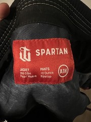 War Tribe Gear Limited Edition Spartan Jiu Jitsu Gi A1H Belt A2