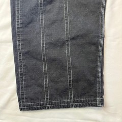 Black Ripstop Gi PANTS ONLY BJJ MMA JUDO size A1 L HERO Pitbull Dog