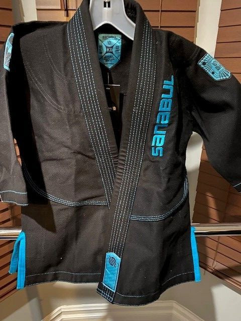 SANABUL Jiu Jitsu Blue Neo Gi Kimono „TOP ONLY” Size KO Child Small New w Tags
