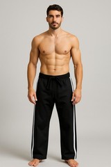 Striped Karate/ Tae Kwon Do/ Pants ~Boxing MMA Muay Thai Kung fu Martial Arts