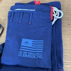 adidas bjj gi Size A1 100% Cotton Color Navy