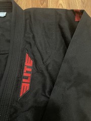 Elite BJJ Gi Jacket A3 ET2500 Black Top Only