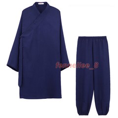 Wudang Taoist Robe Kung Fu Martial Arts Wing Chun Tai Chi Linen Uniform Unisex