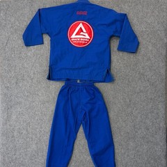 Gracie Barra Blue GB Equipe Edition Jiu Jitsu Kimono Jacket & Pant Youth Size Y3