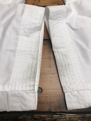 AAMA White Karate Gi 🥋 SiZe 3 Pants And Belt Taekwondo ASIAN SUN LOGO