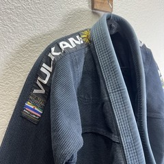 Men’s Vulkan The Real Jiu Jitsu Black Top Pro A0 Fight Wear 100% Cotton Jacket