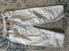 93 Brand Jiu Jitsu Gi M0 White Blue Youth VGUC