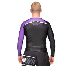 Fuji Sports Freestyle 2 IBJJF Ranked BJJ Jiu Jitsu Long Sleeve Rashguard Purple