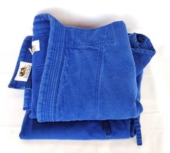 Bushido Martial Arts Supply Jiu Jitsu Kimono Gi Blue Heavyweight 4/180