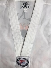 AAMA White Karate Gi 🥋 SiZe 3 Pants And Belt Taekwondo ASIAN SUN LOGO