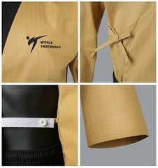 MOOTO Poomsae High Dan Uniform WT (World Taekwondo) Dobok TAEBEK New Logo Master