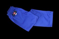 KANKU NEW Blue Karate Uniform, Gi 7.5 oz Adult Kids w/White belt Tae Kwon Do