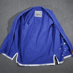 Globetrotters Brazilian Jiu Jitsu Gi A1 Blue Art of Travel MMA Cotton Ripstop