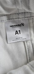 Hayabusa Pants Mens A1 White Jiu Jitsu Grappling MMA Fight
