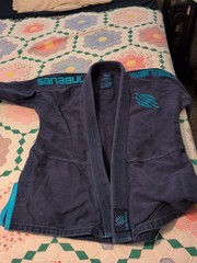 Sanabul Jiu-Jitsu Gi Uniform A2 Blue Light Blue Adult Unisex Model Sanabul