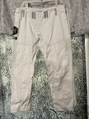 Combat Corner CRNR Jiu Jitsu Gi White BJJ Pants Adult AO A65