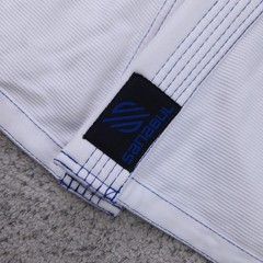 Sanabul Gi Size A0 Top Logo White Blue BJJ Fight Training Jiu Jitsu Martial Arts