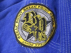 Break Point Jiu Jitsu Gi Boys K1 Blue Yellow BJJ Kimono Set MMA Youth