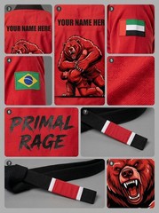 Premium Red BJJ Gi Brazilian Jiu Jitsu Uniform Kimono MMA Grappling Training gi