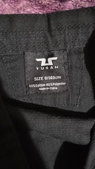 Tusah Black Dobok Martial Arts Taekwondo Training Uniform Youth Size 0/140cm