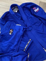 Fuji Gi & Gear BJJ Jiu Jitsu Kimono Jacket Pants Mens Blue Martial Arts A3 Used