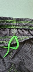 Martial Arts Gi Set Jacket & Pants Size 3 Black/Green Jui Jitsu, Karate Uniform