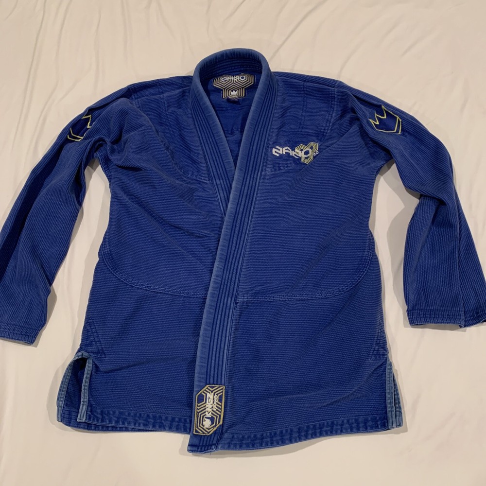 KINGZ Kimonos Nano jiu jitsu Jacket Blue – Size A3 Blue Preowned