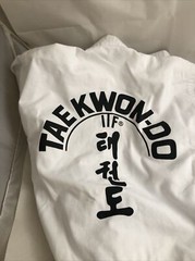 Cazzotto White Taekwondo Gi Kids S-m Size 000 (120)