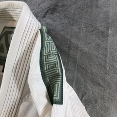 Albino & Preto Kids Gi Jacket M3 Boys White Classic Uniform BJJ Kimono Top