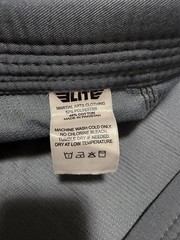 Elite MMA Jiu Jitsu Gi Size C1 Gray Blue Heavyweight (Top Only)