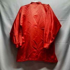 VTG. 2 Piece Red Satin feel Century Martial Arts Kung Fu Uniform Size 6