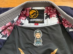 2014 SHOYOROLL 7TH SON V2 NAVY BLUE GI BATCH #33 LUKE STEWART JIU JITSU BJJ A3H