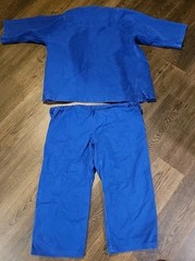 MMA King Blue BJJ Gi Size A4 With Alterations