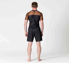 Fuji Sports IBJJF Ranked BJJ Jiu Jitsu Short Sleeve SS Rashguard – Brown