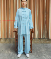 Men Women Milk silks Tai chi Uniforms Wushu Martial arts Kung fu Wing Chun Suit