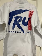 Vision CSV Taekwondo Size 0/110 Logo Shirt, Pants, Belt (B52)