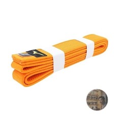 Mizuno Judo Karate Belt Orange Size 3 Cotton Twill Weave New 22JV9A18