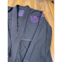 Sanabul W3 Brazilian Jiu Jitsu BJJ Gi Set Black Purple Women Training Uniform